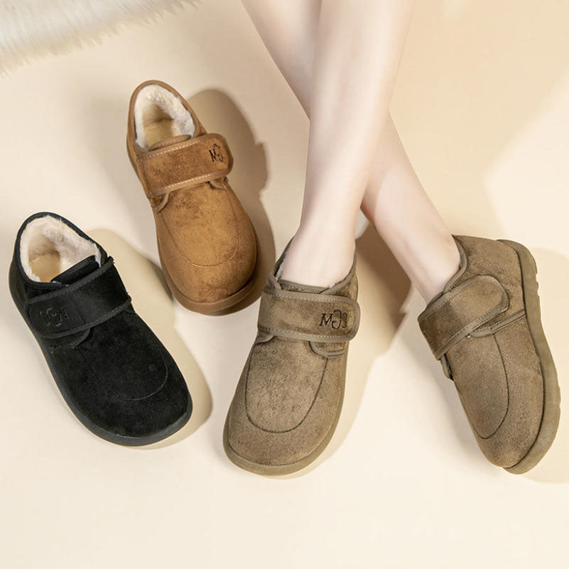 Zapatos retro de pelo para otoño/invierno